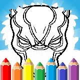 Black Panther Mask Coloring Pages